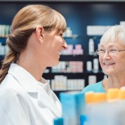 New practitioner talking to a elderly woman