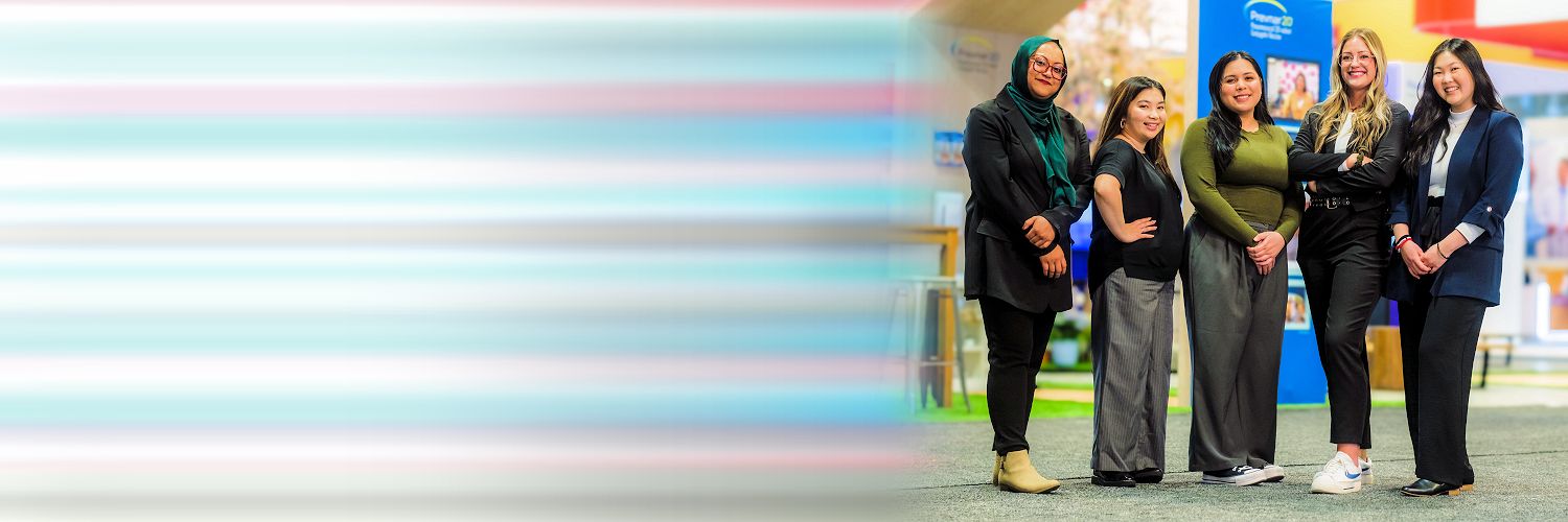 Member attending a conference