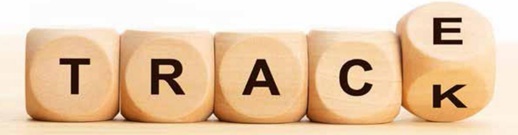 Track and Trace letters on blocks